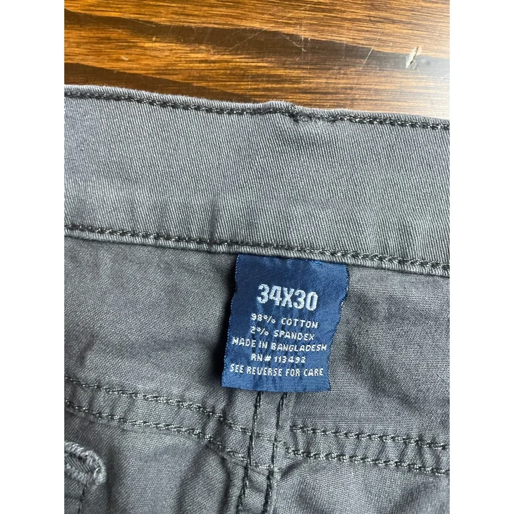 Full Blue Jeans, Men's Size 34x30, Gray, Denim, Pockets